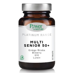Power of Nature Platinum Range Multi Senior 50+ Πολυβιταμινούχο Σκεύασμα, 30tabs 