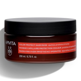 Apivita Color Protect Hair Mask Μάσκα Προστασίας Χρώματος Με Πρωτεΐνες Κινόα & Μέλι, 200ml