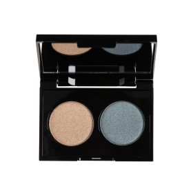 Korres Volcanic Minerals Velvet Dual Eyeshadow Palette - Blue Teal 58, 3ml