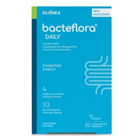 Olonea Bacteflora Προβιοτικό & Πρεβιοτικό Συμπλήρωμα Διατροφής, 30μικροκάψουλες
