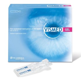 TRB Chemedica Vismed Gel Οφθαλμικές Σταγόνες με Υαλουρονικό Οξύ για Ξηροφθαλμία, 20x0.45ml