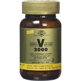 Solgar Formula VM 2000 Πολυβιταμίνη για Ενέργεια & Τόνωση, 60 Tabs