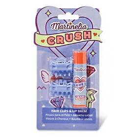 Martinelia Crush Beauty Κοκαλάκια Μαλλιών & Lip Balm Marshmallow, 1σετ