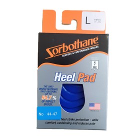 Sorbothane Heel Pads Sorbo Cushion Comfort Insert Ανατομικός Πάτος Παπουτσιών, 1 ζευγάρι