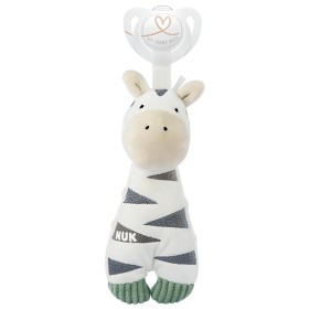 Nuk Little Friend Παιχνίδι Ζέβρα με Πιπίλα Σιλικόνης 0-6m, 1τμχ
