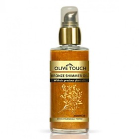 Olive Touch Ιριδίζον Λάδι Σώματος με Βιολογικό Λάδι Ελιάς, 100ml