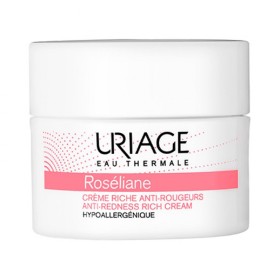 Uriage Roseliane Creme Riche Anti-Rougeurs Πλούσια Ενυδατική Κρέμα Προσώπου κατά της Ερυθρότητας & των Ευρυαγγείων, 40ml