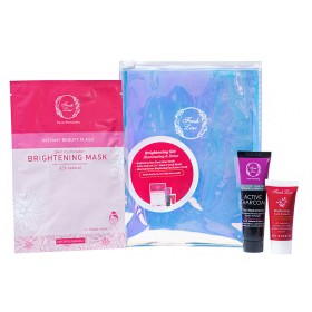 Fresh Line Promo Zip Lock Holographic Red Berries Set Λάμψη & Αποτοξίνωση, 3τμχ