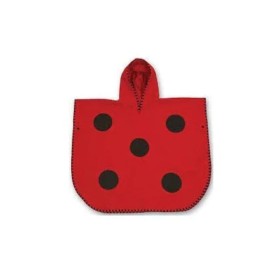 Little Life Poncho Towel Κόκκινη Παιδική πετσέτα