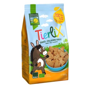Bohlsener Muhle Tierlix Whole Spelt Biscuits Παιδικά Βιολογικά Μπισκότα Ντίνκελ Ζωάκια, 125gr
