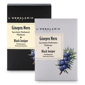 LErbolario Ginepro Nero Black Juniper Sacchetto Profumato per Cassetti Αρωματικό Σακουλάκι Χώρου για Συρτάρια, 1τμχ