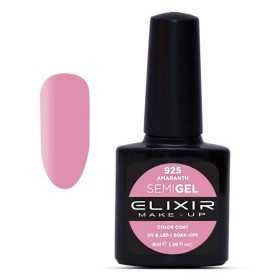 Elixir Make-up Semi Gel Ημιμόνιμο Επαγγελματικό Βερνίκι Νυχιών Νο925 Amaranth, 8ml