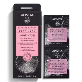 Apivita Express Beauty Μάσκα για Απαλό Καθαρισμό με Ροζ Άργιλο, 16ml