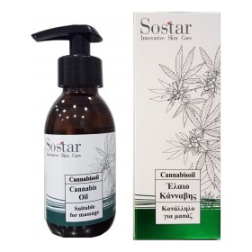 Sostar Cannabisoil 125ml-Έλαιο Κάνναβης Κατάλληλο Για Μασάζ, 125ml
