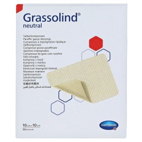 Hartmann Grassolind Επιθέματα Πλέγματος με Αλοιφή 10x10cm, 50 τεμάχια