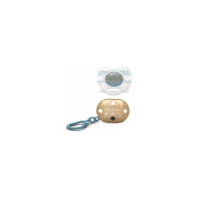 Suavinex Couture Σιλικόνης Γαλάζιο & Κλίπ 4-18m 1τμχ