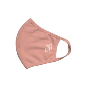 Neqi Face Masks Υφασμάτινες Μάσκες Προστασίας Προσώπου Μύτης Πολλαπλών Χρήσεων S-M, 3τεμ - Pink