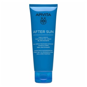 Apivita After Sun Δροσιστική Καταπραϋντική Κρέμα Τζελ Για Πρόσωπο & Σώμα Σύκο, Αλόη & Πρόπολη, 100ml
