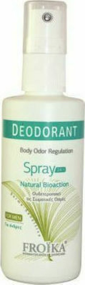 Froika Deodorant Spray For Men Ανδρικό Αποσμητικό Αποσμητικό αντιιδρωτικό Spray 24ωρης προστασίας για άντρες, 60ml
