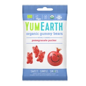 Yumearth Organic Gummy Bears Βιολογικά Ζελεδάκια από Ρόδι, 50gr