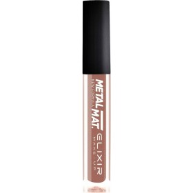 Elixir Make-Up Liquid Lip Metal Matte Υγρό Ματ Κραγιόν, 371 Antique Brass