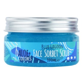 Aloe Colors Blue Lagoon Sorbet Face Scrub Απολέπιση με Ξεσηκωτικό Άρωμα, 100ml