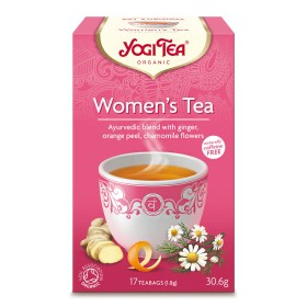  Yogi Tea Womens Bio Τσάι Βοτάνων Ειδικά Σχεδιασμένο για την Ηρεμία της Γυναίκας, 17 φακελάκια