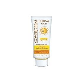 Coverderm Filteray Face SPF 40, Με φυσικά φωτοσταθερά φίλτρα, Για 3 τύπους ηλιακής ακτινοβολίας, UVA, UVB και IR, 50ml
