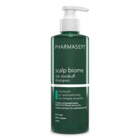 Pharmasept Scalp Biome Oily Dandruff Shampoo Σαμπουάν με Πρεβιοτικά Κατά της Λιπαρής Πιτυρίδας, 400ml