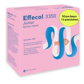 Epsilon Health Effecol Junior 3350 για την Αντιμετώπιση της Δυσκοιλιότητας σε Παιδιά, 24 φακελίσκοι