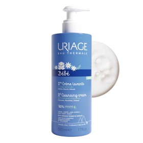 Uriage Bebe 1st Cleansing Cream Βρεφικ΄ή Καθαριστική Κρέμα Μπάνιου Χωρίς Σαπούνι, 500ml