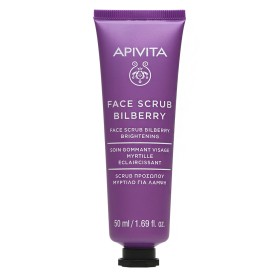 Apivita Face Scrub with Bilberry Κρέμα Απολέπισης για Λάμψη με Μύρτιλλο, 50ml 
