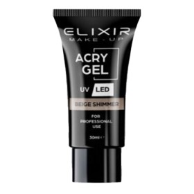 Elixir Acry Gel Beige Shimmer 720 Ακρυλικό Τζελ Νυχιών, 30ml