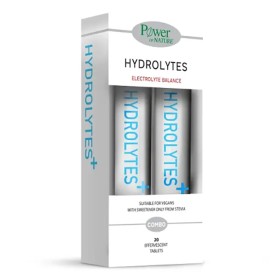 Power Health Hydrolytes Stevia Συμπλήρωμα Διατροφής Ηλεκτρολυτών, 2x20 αναβρ.δισκία