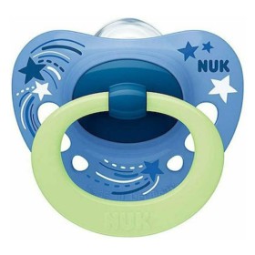 Nuk Signature Night Πιπίλα Σιλικόνης 6-18m Μπλε Σκούρο, 1τμχ