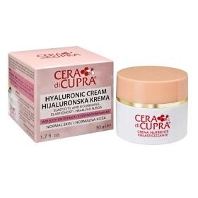 Cera Di Cupra Hyaluronic Face Cream Κρέμα Προσώπου με Υαλουρονικό Οξύ & Εκχύλισμα Βαμβακιού για Κανονικές Επιδερμίδες, 50ml