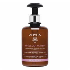 Apivita Micellar Water Για Πρόσωπο & Μάτια Με Τριαντάφυλλο & Μέλι, 300ml
