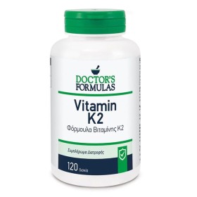 Doctors Formulas Vitamin K2 Συμπλήρωμα Διατροφής για Οστά και Αρθρώσεις, 120 tabs