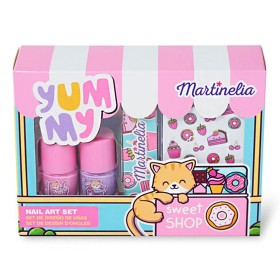 Martinelia 12242 Yummy Nail Art Set Γκλίτερ Βερνίκια Νυχιών & Λίμα Νυχιών & Αυτοκόλλητα, 1σετ