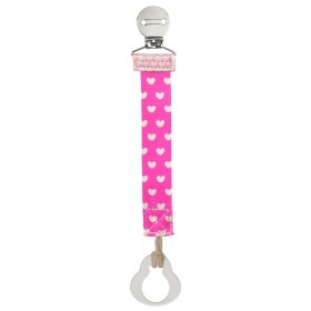 Chicco Pacifier Fashion Clip Κλιπ Πιπίλας Ροζ 0m+, 1τμχ