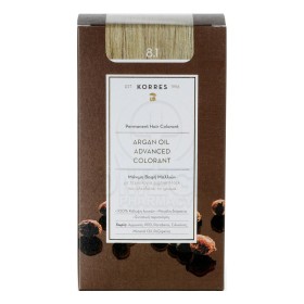 Korres Argan Oil Advanced Colorant Μόνιμη Βαφή Μαλλιών 8.1 Ξανθό Ανοικτό Σαντρέ, 50ml