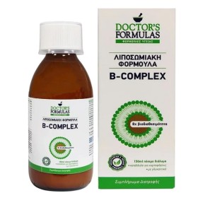 Doctors Formulas B Complex, Σύμπλεγμα Βιταμινών B Λιποσωμιακή Φόρμουλα, Πόσιμο Διάλυμα, 150ml