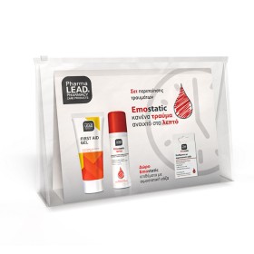 PharmaLead Promo Σετ Περιποίησης Τραυμάτων Emostatic Spray Αιμοστατικό Σπρέι, 60ml, First Aid Gel, 50ml & ΔΩΡΟ Emostatic Strips, 20τμχ