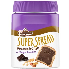 ΟΛΥΜΠΟΣ SUPERSPREAD ΦΥΣΤΙΚΟΒΟΥΤΥΡΟ 350gr. - (ΜΑΥΡΗ ΣΟΚΟΛΑΤΑ)