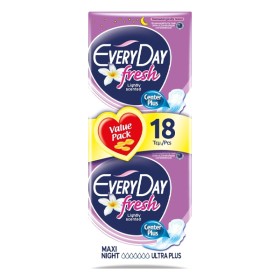 EVERYDAY FRESH ΣΕΡΒΙΕΤΕΣ 18τεμ. - (MAXI NIGHT ULTRA PLUS) (0615)-(9)