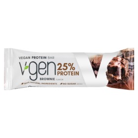 V GEN ΜΠΑΡΑ ΠΡΩΤΕΙΝΗΣ VEGAN 60gr. - (BROWNIE)
