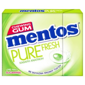 MENTOS PURE FRESH SLIM BOX (12x28gr.) - (LIME MINT) (1675038)