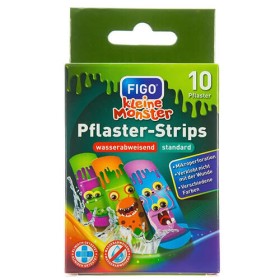 FIGO ΠΑΙΔΙΚΑ ΑΔΙΑΒΡΟΧΑ ΑΥΤΟΚΟΛΛΗΤΑ ΕΠΙΘΕΜΑΤΑ (10τεμ.) - (MONSTERS)