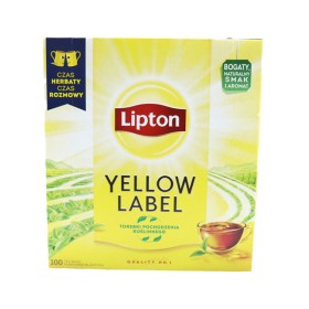 LIPTON ΜΑΥΡΟ ΤΣΑΙ ΦΑΚΕΛΑΚΙ (100x2gr) - (YELLOW LABEL)