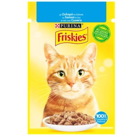 FRISKIES ΓΑΤΟΤΡΟΦΗ ΦΑΚΕΛΑΚΙ 85gr - (ΣΟΛΟΜΟΣ) (ΣΕ ΣΑΛΤΣΑ)